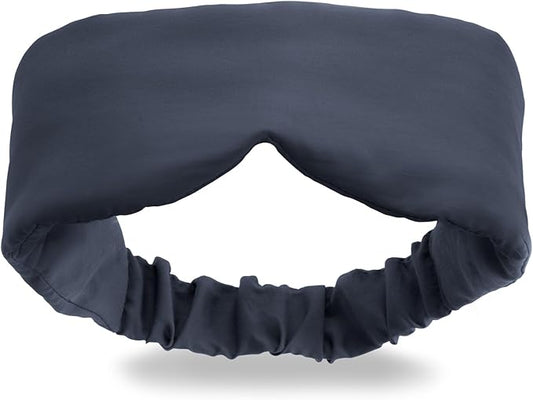 Infinity Travel - Bamboo Sleep Mask - Silky Soft Eye Mask - Comfortable - 100% Light Blocking Night - Machine Washable (Midnight Grey) - Bloomnest