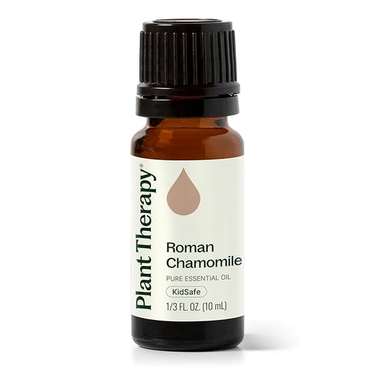 Plant Therapy Roman Chamomile Essential Oil 100% Pure, Undiluted, Natural Aromatherapy, Therapeutic Grade 10 mL (1/3 oz) - Bloomnest
