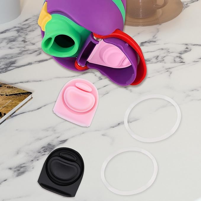 2 Sets Replacement Stopper and O Ring Gasket Compatible with Owala FreeSip 24oz 32oz,Water Bottle Lid Insert Cap Rubber Seal Parts for Owala 16/19/24/32/40oz Mouthpiece Accessories FA2 Frokolla