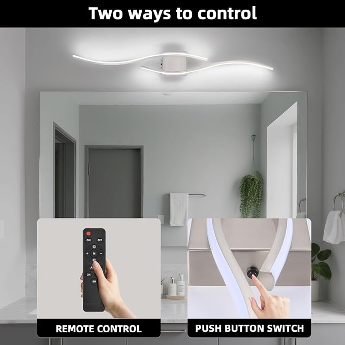 Battery Powered Wall Sconces Set of 2, Nickel 39" LED Dimmable Wall Sconce with Remote Control/Timer/Memory, USB Rechargeable Wall Lights for Living Room, Bedroom, Hallway Wireless scones Lighting - Bloomnest