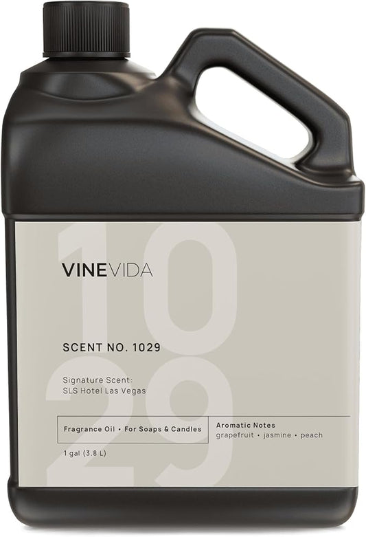 VINEVIDA Scent NO. 1029 Fragrance Oil for Cold Air Diffusers - 1 Gallon (8lbs) - Inspired by: SLS Hotel Las Vegas Hotel Fragrance Diffuser Oil - Hotel Scents for Home - Diffuser Oil VINEVIDA