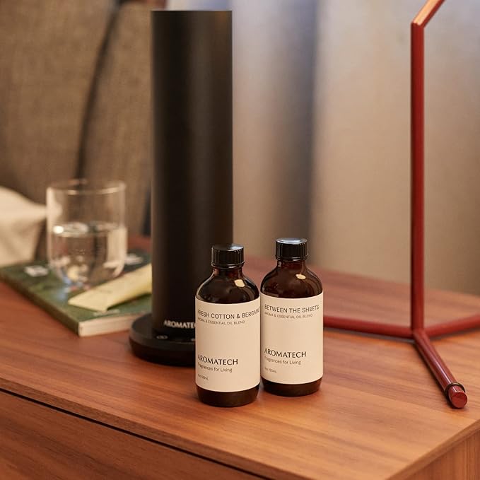 Aromatech Fresh Cotton and Bergamot Essential Oil Blend: Luxury Hotel Inspired Aromatherapy with Bergamot, Fresh Cotton & Sandalwood for Ultrasonic Diffusers & Nebulizers - 4 fl oz, 120 mL - Bloomnest