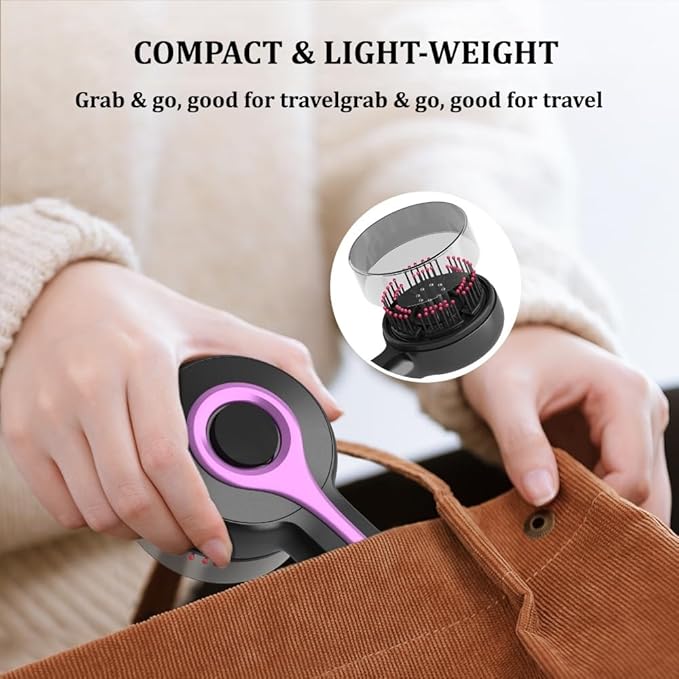 Electric Scalp Massager Comb, Multi-Function Massager Brush for Hairs Care, Scalp Brush with Hair Oil Applicator, IPX7 Waterproof, Heated Hair Massager for Home Relaxation and Travel Use CYTJ