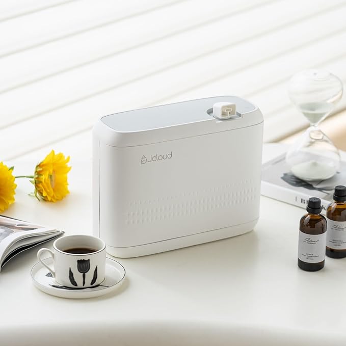 JCLOUD Smart Scent Air Machine for Home, Hotel Scent Diffuser with Cold Air Tech 850ML, HVAC Scent Diffuser Cover Up to 4500 Sq. Ft, Upgraded Waterless Oil Diffuser for Home, Hotel, Office, Spa - Bloomnest