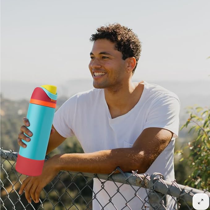 2PCS Silicone Water Bottle Boot, Compatible with Owala 24oz 32oz 40oz, Protective Anti-Scratch & Anti-Dent No Noise Sleeve Cover for FreeSip/Twist/Flip Water Bottles (Burgundy, 40oz) BKBY