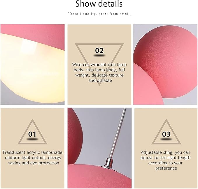 Cartoon Mouse Pendant Lighting for Kitchen Island, Creative Personality Iron Chandelier ，Pink Children's Bedroom Adjustable Cord Ceiling Lamp Shade Hanging Lights for Cafe Dining Room Bedroom (Black) - Bloomnest