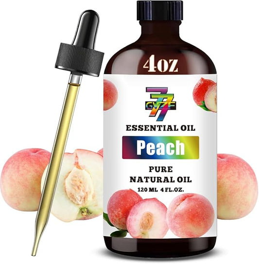 Peach Essential Oil (4 oz/120 ml) — Peach Oils for Aromatherapy, diffusers, humidifiers, Home fragrances, DIY Skincare, soap Making, DIY Candle Making, Relaxation, Yoga, and Meditation - Bloomnest
