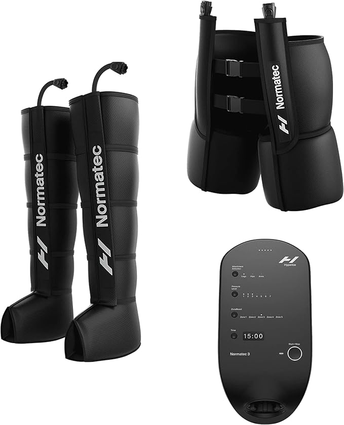 Hyperice Normatec 3 - Recovery System with Patented Dynamic Compression Massage Technology (Normatec 3 Lower Body (Standard Size Legs + HIPS) FSA-HSA - Bloomnest