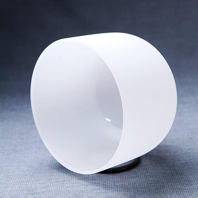 Hye-eun 8inch 432hz A Note Crystal Singing Bowl Third-eye Chakra With Carrying Case for Yoga Sound Healing Bath Musical - Bloomnest