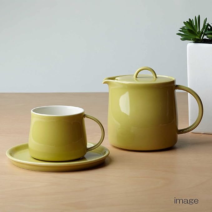 Four Life 622Lmc Dish Saucer, 5.9 inches (15 cm), Dunjou Lemoncello - Bloomnest