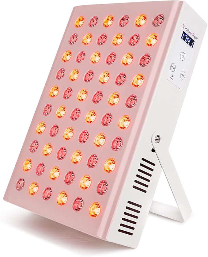 Mito Red Light – MitoMIN 2.0 Red Light Panel – Red Light Therapy for Face and Neck – Red Light & Near Infrared Red Light Therapy – At-Home Red Light Therapy for Body MitoRedLight