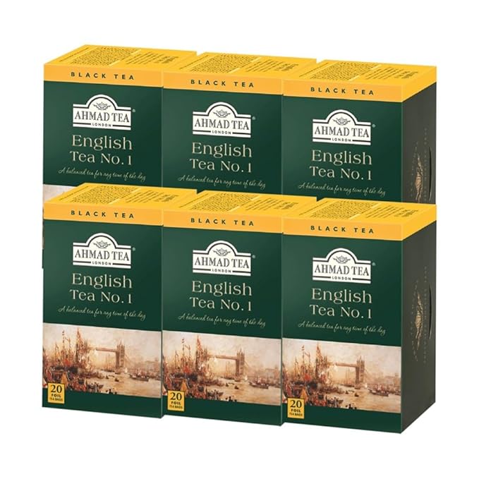Ahmad Tea English Tea No.1, 20 count, 1.4 oz (Pack of 6) - Bloomnest