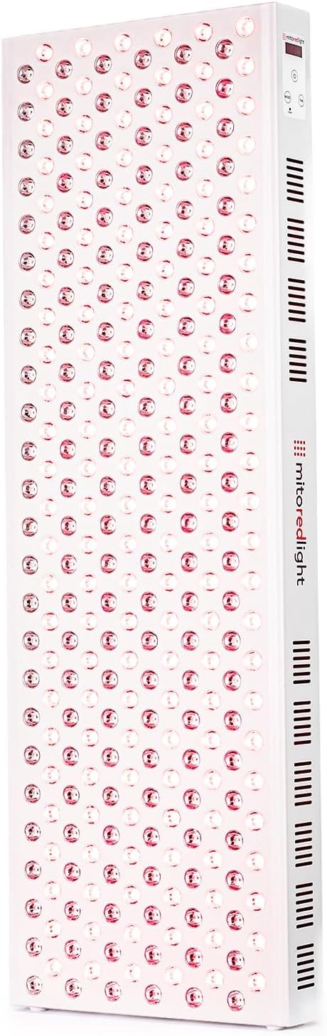 Mito Red Light - MitoMEGA 2.0 Red Light Panel - Red Light Therapy for Face and Neck – Red Light Therapy Panel - Red Light & Near Infrared Red Light Therapy - At-Home Red Light Therapy for Body MitoRedLight