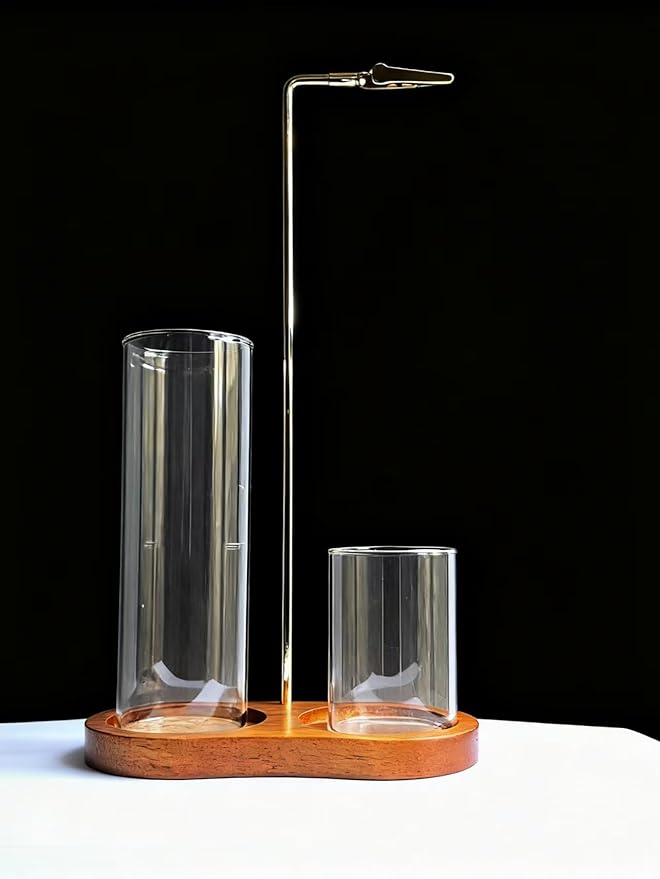 2 in 1 Glass Incense Holder & Burner with Ash Catcher – Decorative Incense Stick Holder for Aromatherapy, Yoga, Meditation - Bloomnest