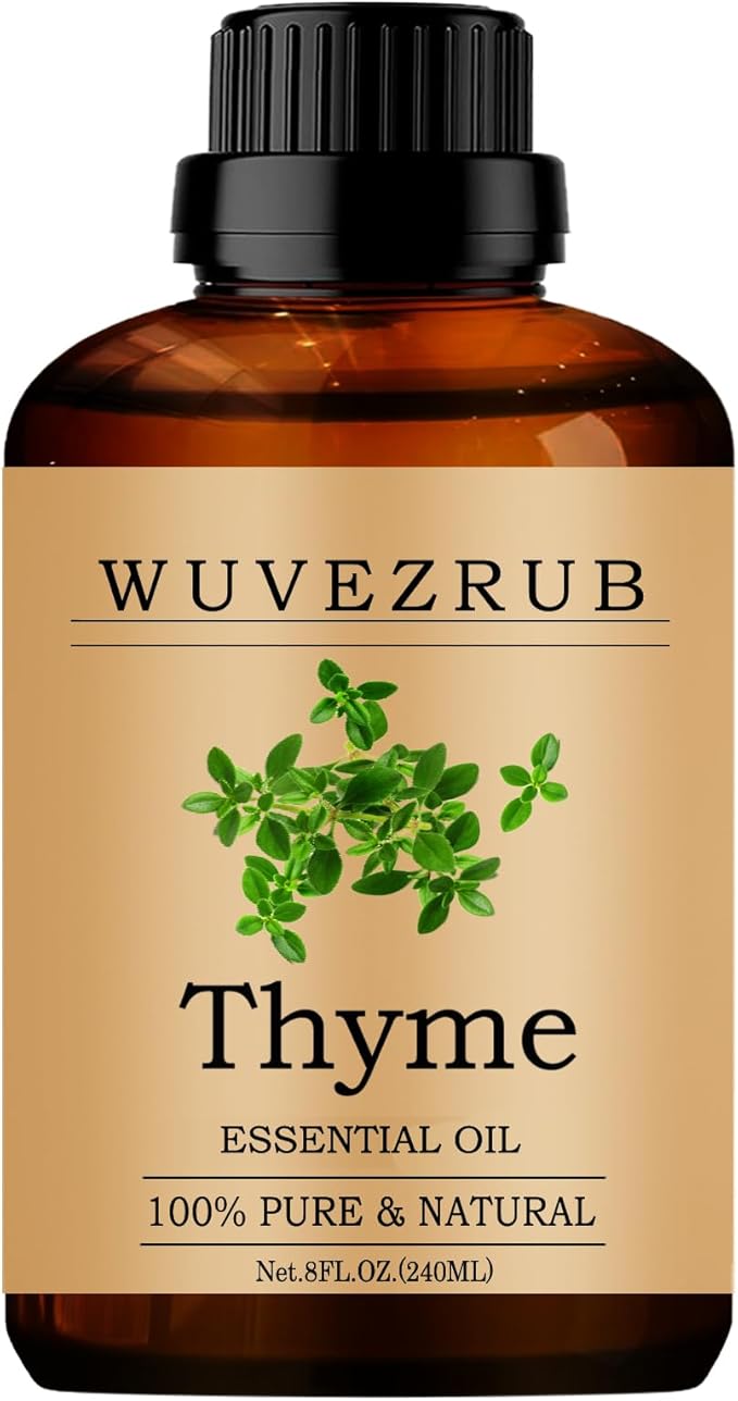 Thyme Essential Oil, 240ML Pure and Natural for Aromatherapy Diffuser - 8 Fl Oz - Bloomnest