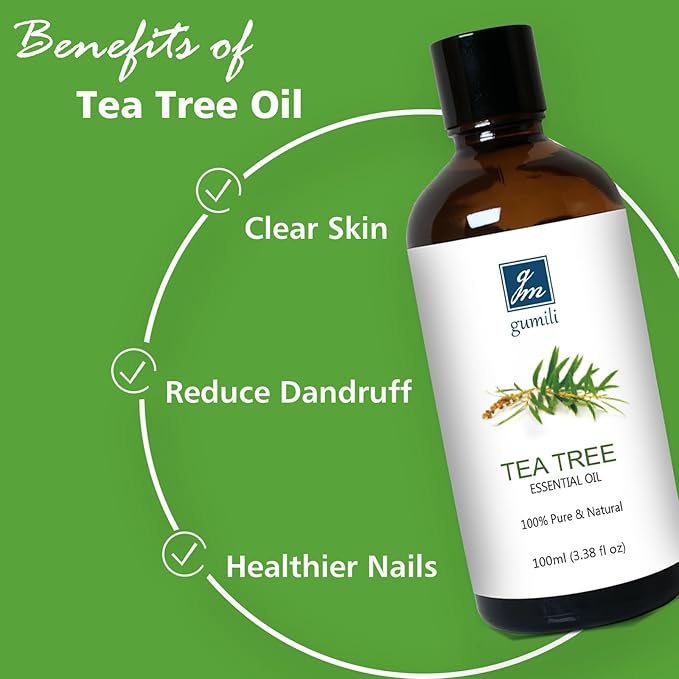 Tea Tree Essential Oil 200ML, Pure Tea Tree Oil for Diffuser Aromatherapy Beauty Care Home Cleansing - Bloomnest