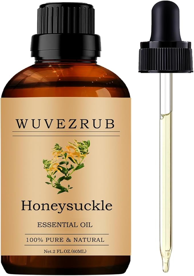 Honeysuckle Essential Oils, 60ML Pure and Natural Essential Oil for Aromatherapy Diffuser - Honeysuckle /2 Fl Oz - Bloomnest