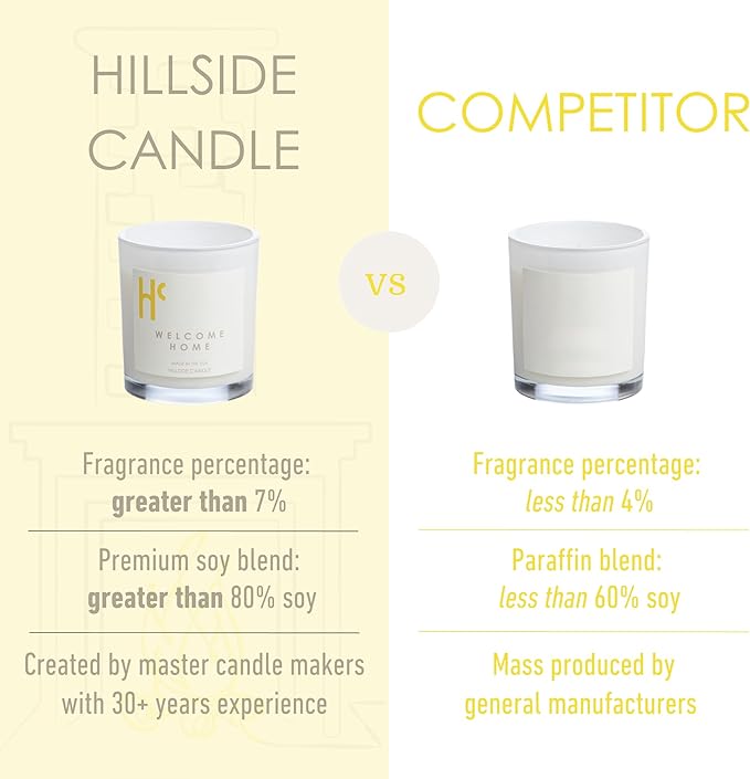 Welcome Home Single Wick Soy Candles, Luxury Scented Candles for Home - Up to 60 Hour Burn Time, Cruelty-Free Soy Wax Blend - Lemon Fragrance, Notes of Cinnamon & Clove (9 oz) - Bloomnest