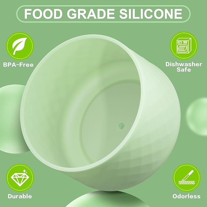 Silicone Boot for Owala Water Bottle 24 oz 32 oz 40 oz, Anti-Slip Protective Sleeve for FreeSip/Twist/Flip Stainless Steel Water Bottles Accessories BEONSKY