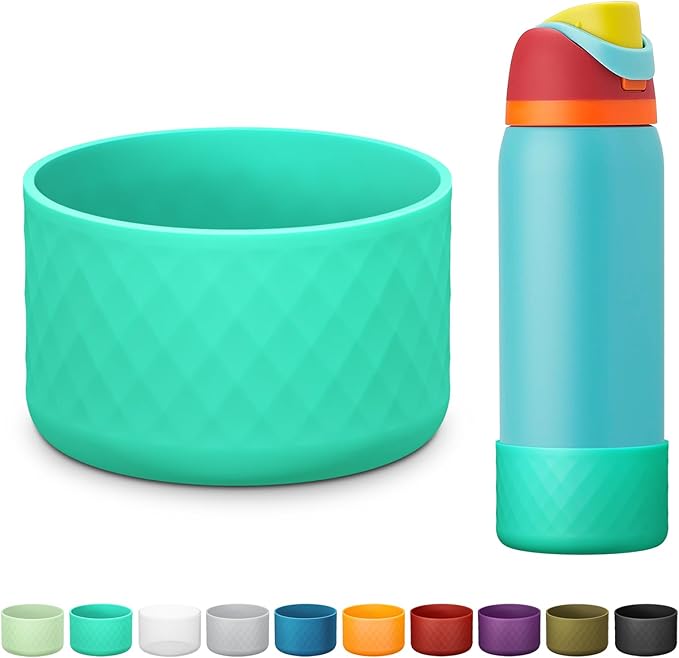 Silicone Boot for Owala Water Bottle 24 oz 32 oz 40 oz, Anti-Slip Protective Sleeve for FreeSip/Twist/Flip Stainless Steel Water Bottles Accessories BEONSKY