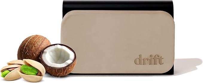 Drift Car Air Freshener - Stone Fragrance - Automotive Odor Eliminator - Long Lasting Scent - Scent Refill - Coconut & Pistachio Starter Kit - Bloomnest