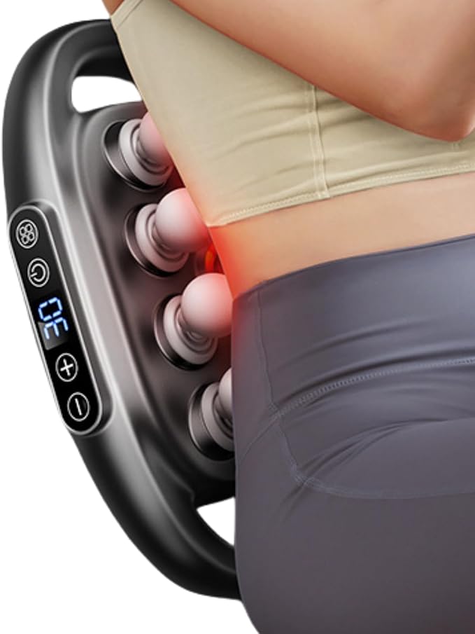 16-Head Massage Gun Set with 30 Levels & 3 Modes, Massage Gun Deep Tissue Neck Massager with 16 Heads, for Deep Tissue, Back, Shoulders, Legs - Bloomnest