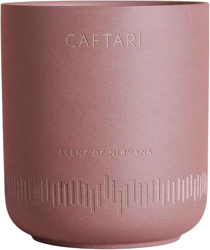 CAFTARI Luxury Aromatherapy Candle | Oudh, Cedarwood & Patchouli | 60 Hour Burn | Clean Coconut Soy Wax | Vegan, Gift-Ready Candle for Stress Relief, Home Spa Feel | Scent of Nirvana - Bloomnest