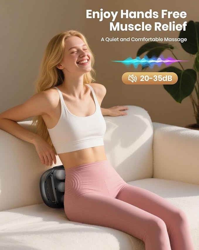12-Head Massage Gun, Deep Tissue Back Massager with 9 Adjustable Intensities & 9 Modes, Electric Percussion Massager, Gun Tool for Back/Shoulders/Legs/Arms/Neck (12 Head) - Bloomnest