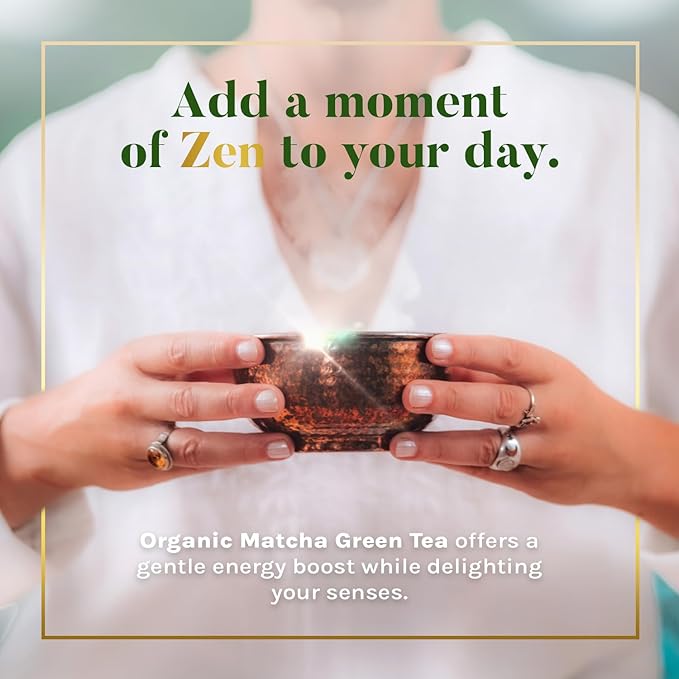 Uncle Lee's Organic Matcha Green Tea Bags, 40 Count – Antioxidant-Rich, Low Caffeine, Naturally Energizing Blend - Bloomnest