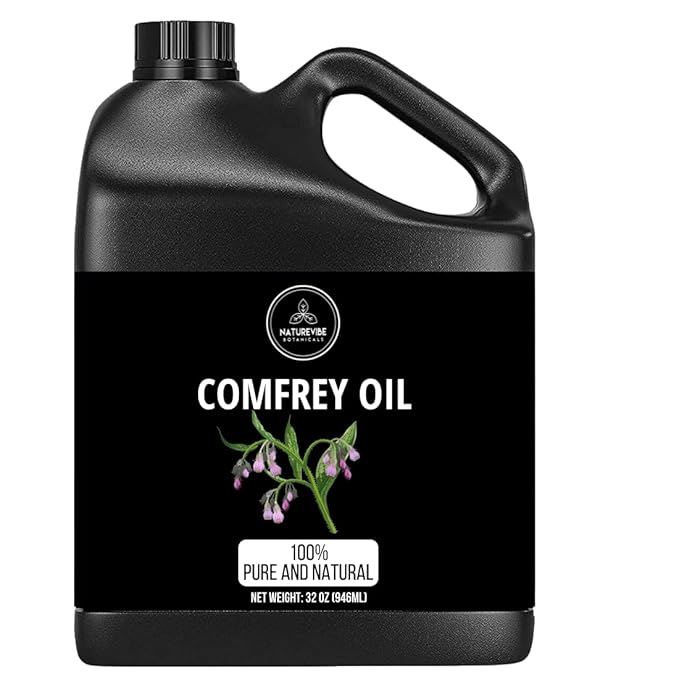 Naturevibe Botanicals Comfrey Oil 32 Ounces | 100% Pure and Natural | Great for Skin Care and Hair Care - Bloomnest