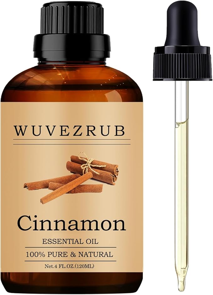 Cinnamon Essential Oils, 120ML Pure and Natural Essential Oil for Aromatherapy Diffuser - Cinnamon /4 Fl Oz - Bloomnest