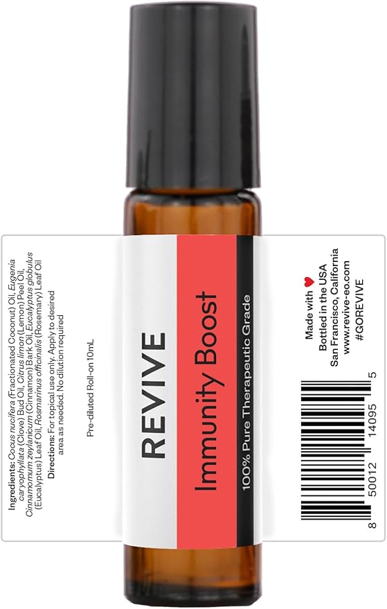Top 6 Roll-Ons Kit by Revive Essential Oils - 100% Pure Therapeutic Grade, For Diffuser, Humidifier, Massage, Aromatherapy, Skin & Hair Care - Cruelty Free - Unrefined Oils With No Fillers. - Bloomnest