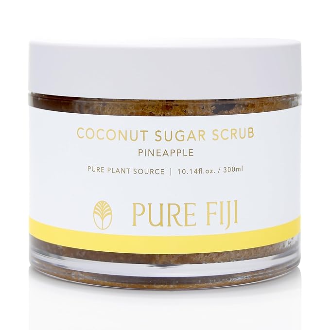 Pure Fiji Coconut Sugar Body Scrub, Pineapple (10.14 Oz /300ml)