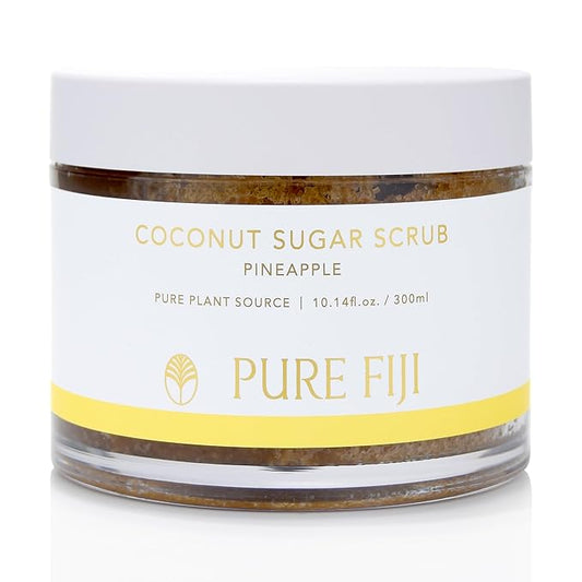 Pure Fiji Coconut Sugar Body Scrub, Pineapple (10.14 Oz /300ml)