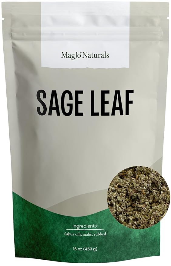 MagJo Naturals, Rubbed Sage (1 Pound Bag) bulk Salvia officinalis - Bloomnest