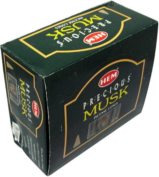 Precious Musk Incense Cones And Cone Incense Burner Bundle Insence Insense Hem Incense