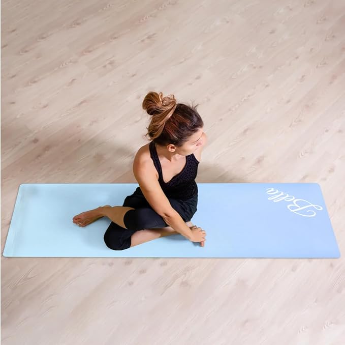 Custom Name Yoga Mat,Personalized Travel Yoga Exercise Mat,Non Slip,Perfect for Kids & Adults,Gradient Color E Series - Bloomnest