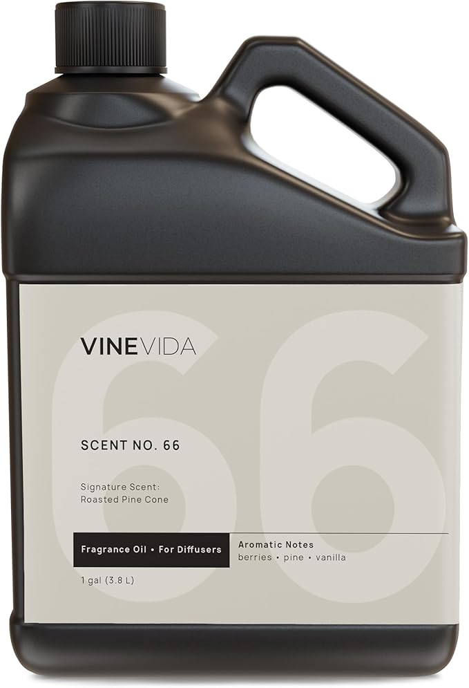 VINEVIDA [128 Fl Oz] Roasted Pine Cone Fragrance Oil for Cold Air Diffusers, Essential Oils for Diffuser Oil Refill & Air Freshener Room Spray - Bloomnest