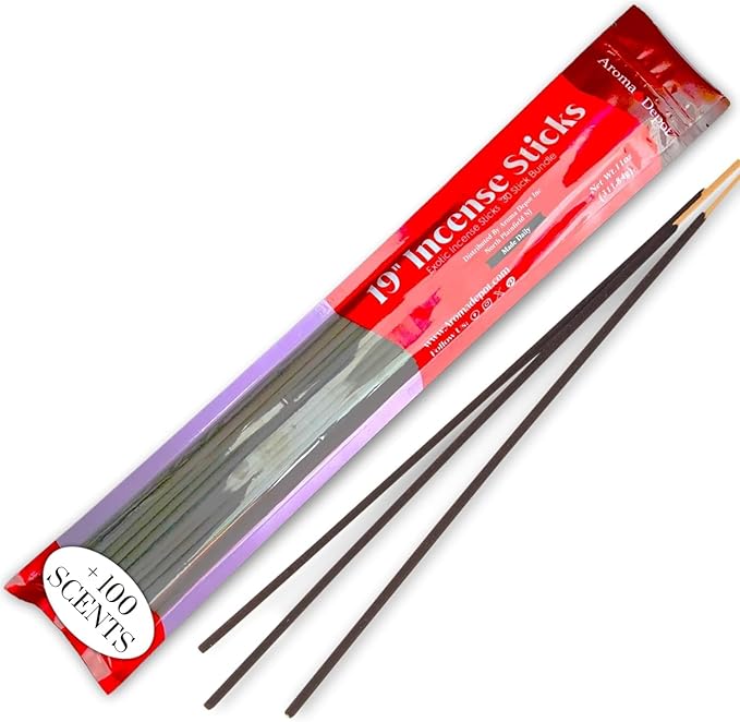 Aroma Depot 19'' Fruit Loop Most Exotic Incense Sticks. One Bundle Approx 27 to 30 Sticks, Jumbo 19 inch Long, Natural 19'' Extra Large Incense Sticks. Burns for 3 to 4 Hours Each. Long Lasting AromaDepotInc