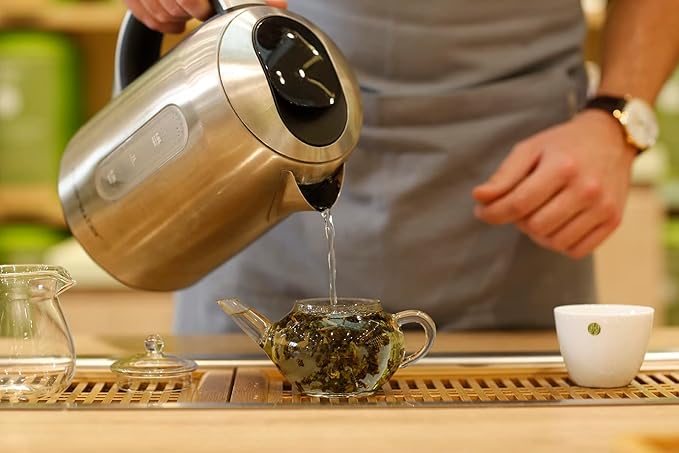 Palais des Thés Caffeine-Free Tea - L'Herboriste N°95 Organic Energy Herbal Blend with Lemongrass, Ginger & Carrot - Premium Tea Bags, Serves 20 Cups - Bloomnest