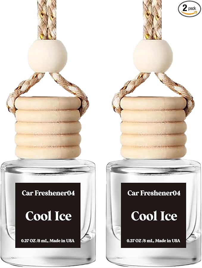 C Classy Car Air Freshener Hanging 2 Pack, Cute Essential Oil Diffuser for Cars, Long-Lasting Fragrance, Air Diffusers, Car Air Fresheners for Women & Men Gift, Made in USA - Bloomnest