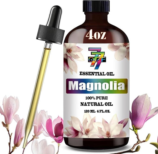 Magnolia Essential Oil (4 oz/120 ml) — Magnolia Oils for Aromatherapy, diffusers, humidifiers, Home fragrances, DIY Skincare, soap Making, DIY Candle, Relaxation, Yoga, and Meditation - Bloomnest