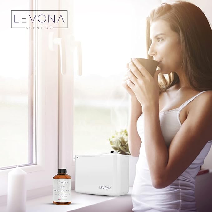 Levona Scent Aroma Diffuser Oil: Oil Diffuser Essential Oils for Diffusers for Home Luxury Scents - La Mamounia Dup Fragrance Oil - Clean & Fresh with Notes of Citrus, Rosewood, Amber & Pine -700 Ml - Bloomnest