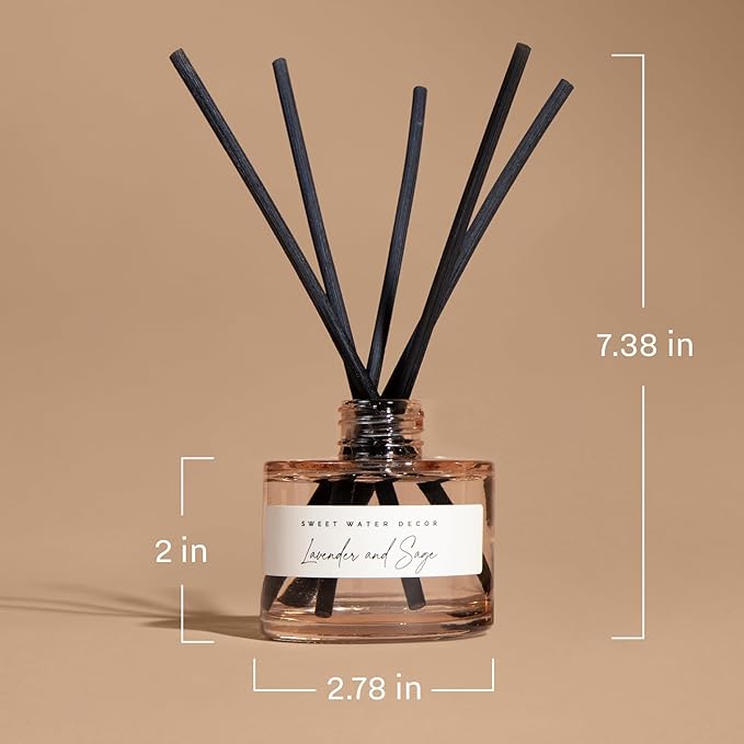 Sweet Water Decor Mango and Coconut Reed Diffuser – Room Decor Aesthetic with Long-Lasting Premium Fragrance of Mango, Pineapple, Orange, Peach, Coconut Milk for 4 Months – Ideal for Home Decor - Bloomnest