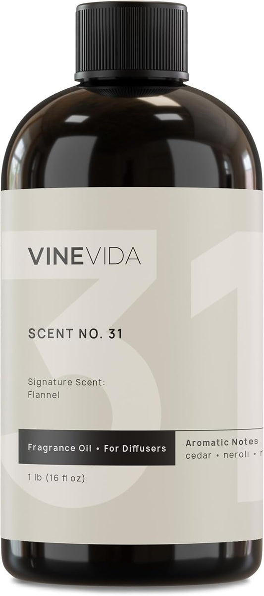 VINEVIDA [16 Fl Oz] Flannel Fragrance Oil for Cold Air Diffusers, Essential Oils for Diffuser Oil Refill & Air Freshener Room Spray - Bloomnest
