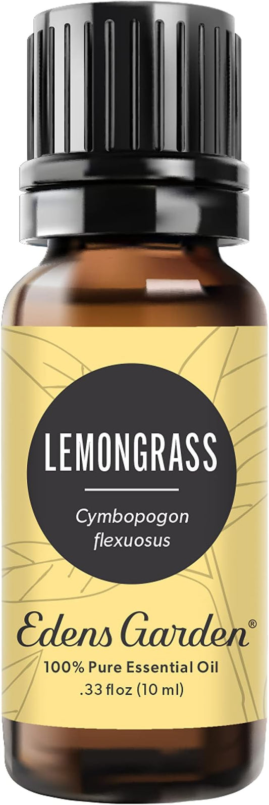 Edens Garden Lemongrass Essential Oil- 100% Pure Premium Grade, Undiluted, Natural, Therapeutic, Aromatherapy, The Best for Diffuser, Candle, Laundry, Humidifiers 10 ml (.33 fl oz) EdensGarden