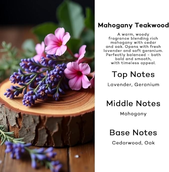 C Classy Car Air Freshener Hanging 2 Pack, Mahogany Teakwood Brown Bottle Essential Oil Diffuser for Cars, Cute Car Accessories, Long-Lasting Fragrance, Fresheners for Women & Men Gift, Made in USA - Bloomnest
