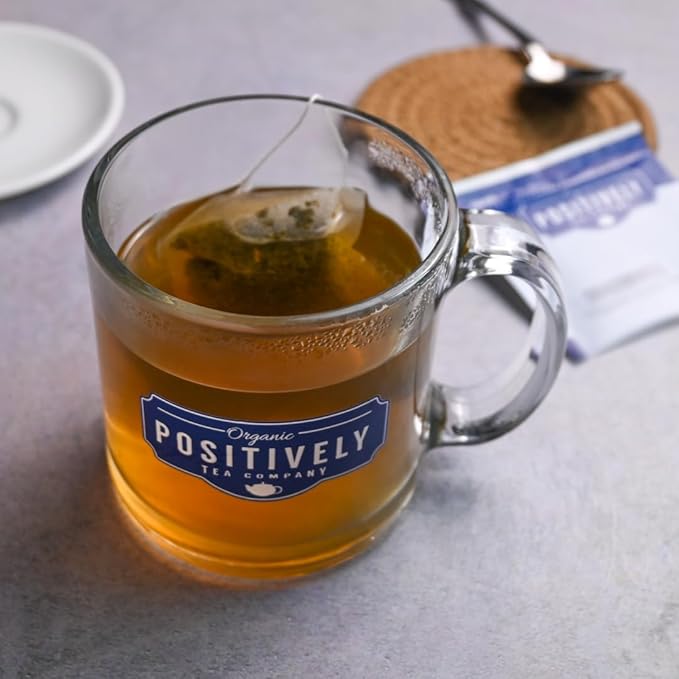 Organic Positively Tea Company, Dragonwell Green Tea Bags, 20 Count - Bloomnest