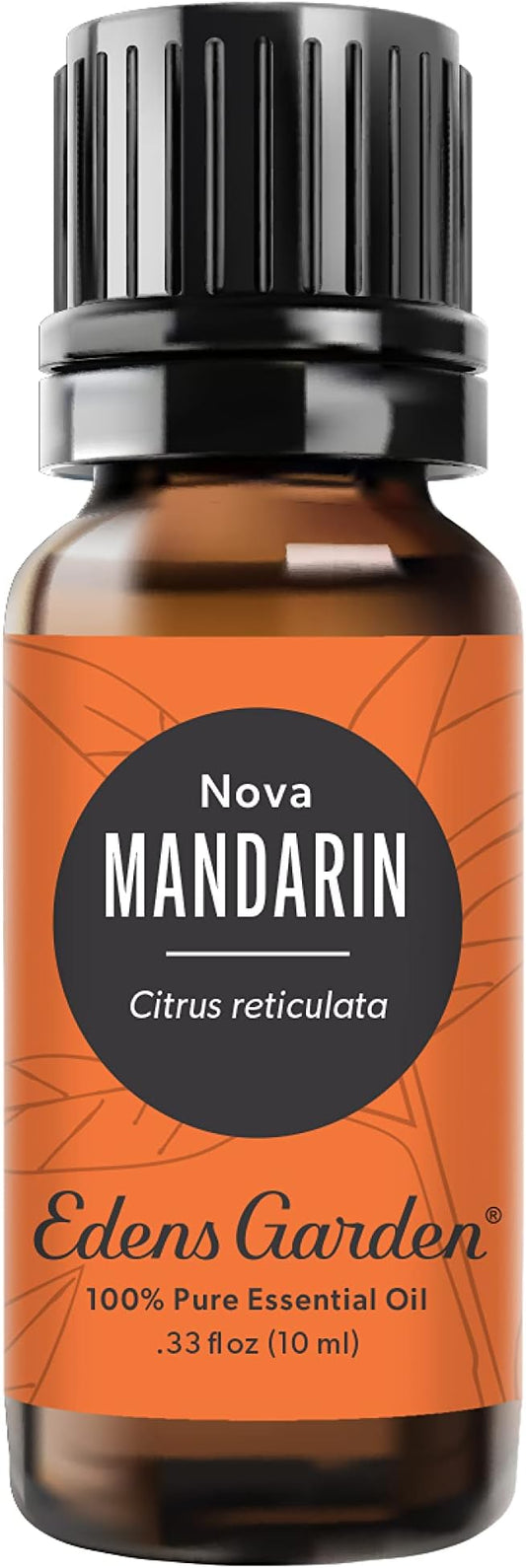 Edens Garden Mandarin- Nova Essential Oil- 100% Pure Premium Grade, Undiluted, Natural, Therapeutic, Aromatherapy, The Best for Diffuser, Candle, Laundry, Kid Safe 10 ml (.33 fl oz) EdensGarden