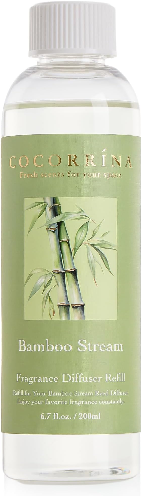 COCORRÍNA Reed Diffusr Oil - Bamboo Stream 6.7 oz. Scented Oil for Reed Diffuser Home Fragrance for Bedroom, Bathroom - Bloomnest